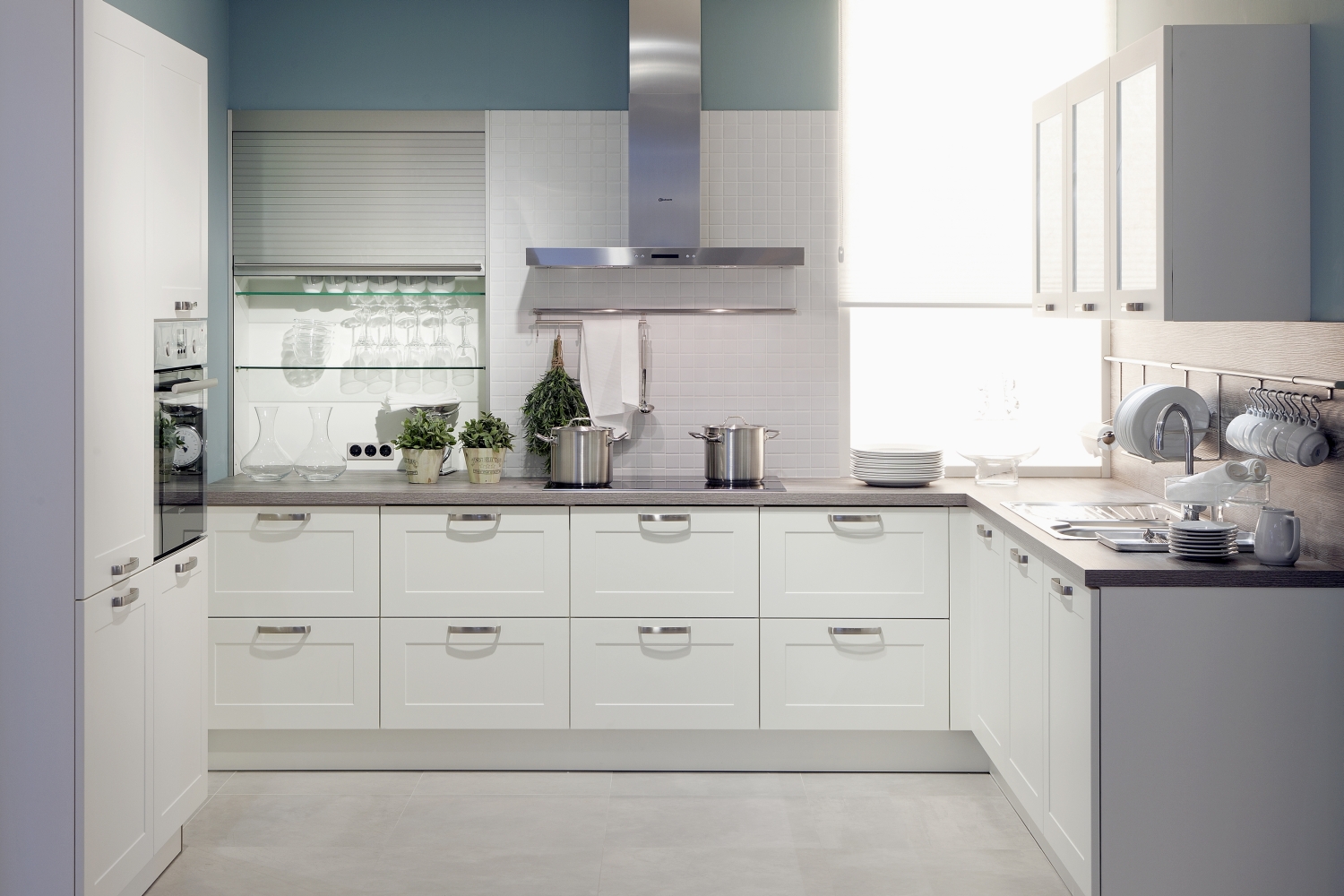 Küchen Geschlossenke In Wand Eingelassen - Küchenschrank